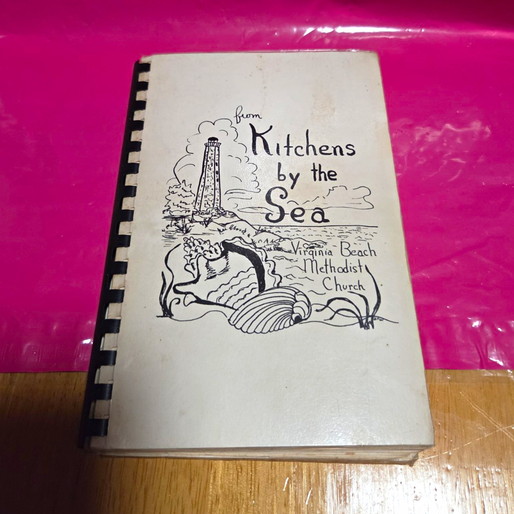 Vintage Kitchens by the Sea Spiral Bound Illustrated Cookbook 1962